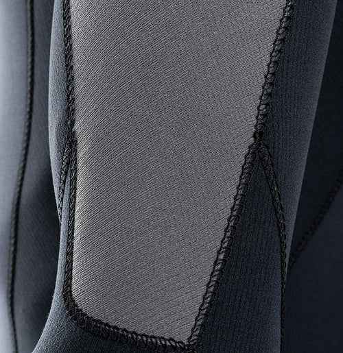 RISE FULLSUIT 4.3 GBS BZ neilpryde windsurfingkrlin zadni strana detail black grey